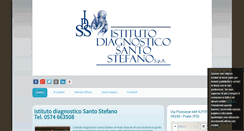 Desktop Screenshot of istitutodiagnosticoprato.com