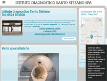 Tablet Screenshot of istitutodiagnosticoprato.com